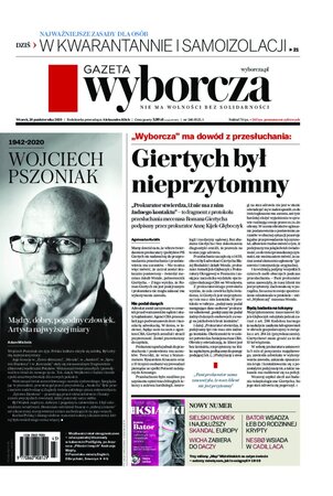 Gazeta Wyborcza Kraków 246/2020
