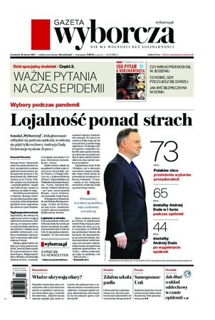 Gazeta Wyborcza Opole 72/2020