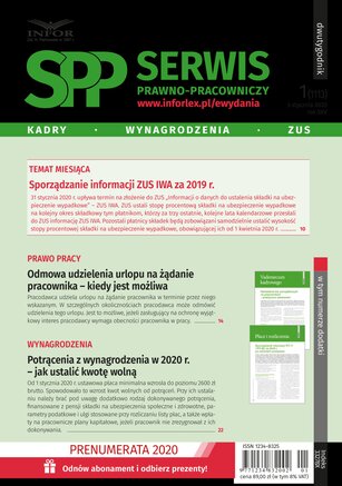 Serwis Prawno-Pracowniczy 1/2020