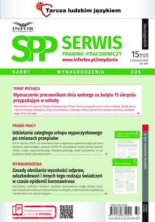 Serwis Prawno-Pracowniczy 15/2020