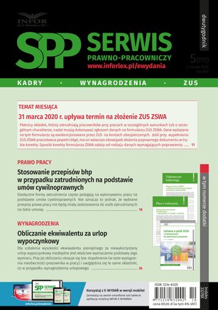 Serwis Prawno-Pracowniczy 5/2020