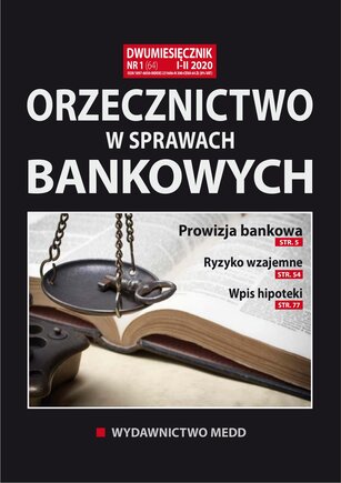 Orzecznictwo w sprawach bankowych 1/2020