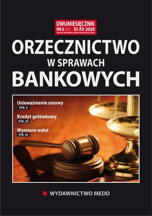 Orzecznictwo w sprawach bankowych 6/2020