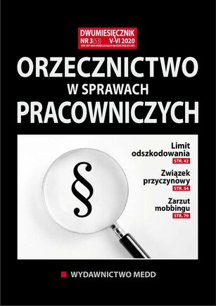 Orzecznictwo w sprawach pracowniczych 3/2020