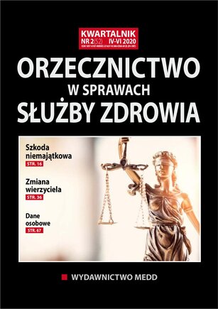 Orzecznictwo w sprawach służby zdrowia 2/2020