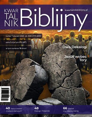 Kwartalnik Biblijny 1/2020
