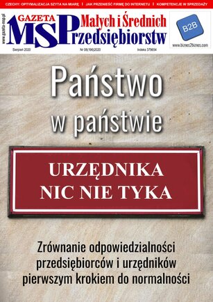 Gazeta Małych i Średnich Przedsiębiorstw 8/2020