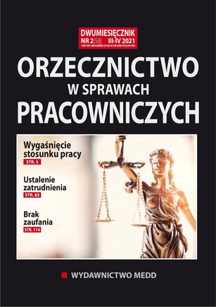 Orzecznictwo w sprawach pracowniczych 2/2021