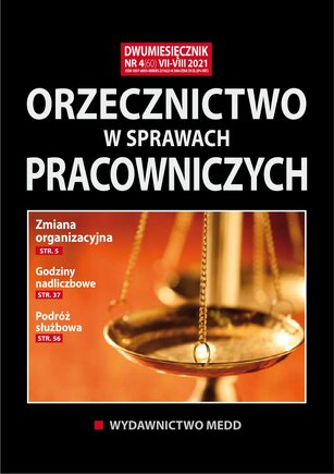 Orzecznictwo w sprawach pracowniczych 4/2021