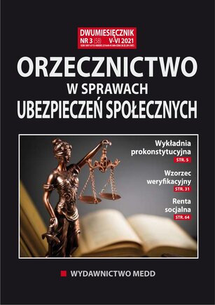 Orzecznictwo w sprawach ubezpieczeń społecznych 3/2021