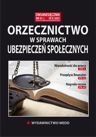 Orzecznictwo w sprawach ubezpieczeń społecznych 5/2021