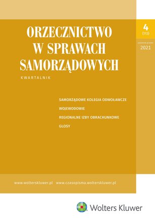Orzecznictwo w sprawach samorządowych 4/2021