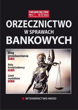 Orzecznictwo w sprawach bankowych 2/2022
