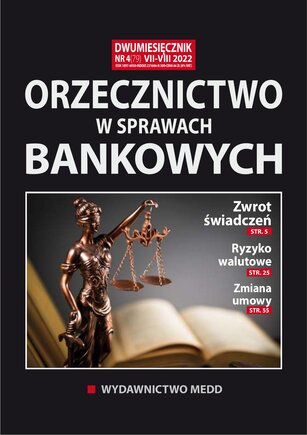 Orzecznictwo w sprawach bankowych 4/2022