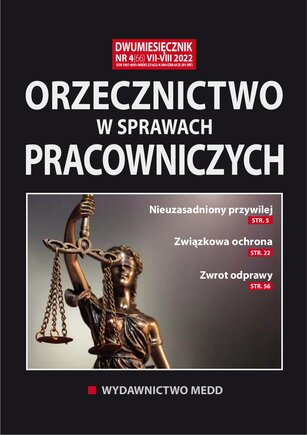 Orzecznictwo w sprawach pracowniczych 4/2022