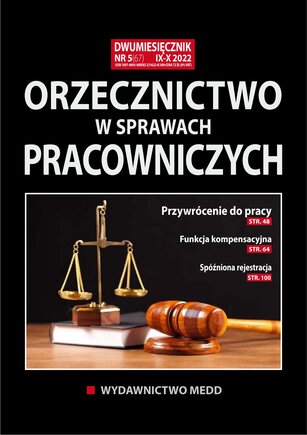 Orzecznictwo w sprawach pracowniczych 5/2022