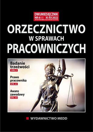 Orzecznictwo w sprawach pracowniczych 6/2022