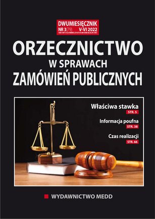 Orzecznictwo w sprawach zamówień publicznych 3/2022