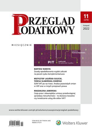 Przegląd Podatkowy 11/2022