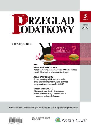 Przegląd Podatkowy 3/2022