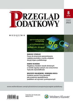 Przegląd Podatkowy 8/2022
