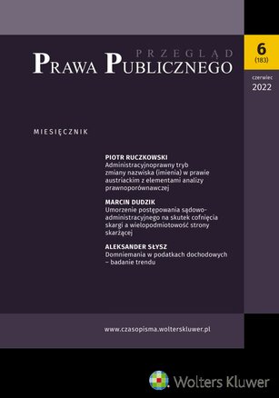 Przegląd Prawa Publicznego 6/2022