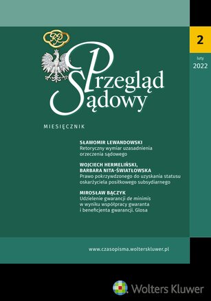 Przegląd Sądowy 2/2022