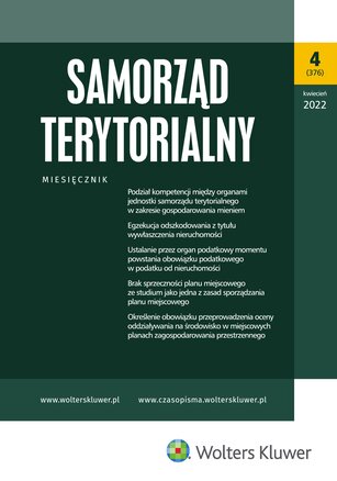 Samorząd Terytorialny 4/2022