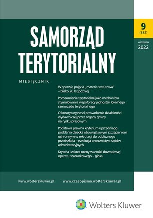 Samorząd Terytorialny 9/2022