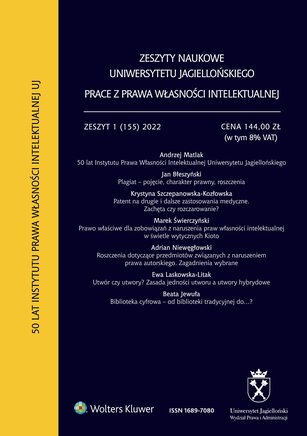 Zeszyty Naukowe Uniwersytetu Jagiellońskiego 1/2022