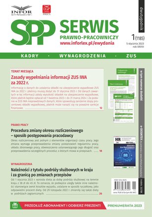 Serwis Prawno-Pracowniczy 1/2023