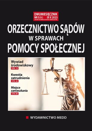 Orzecznictwo sądów w sprawach pomocy społecznej 5/2023