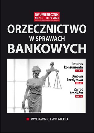 Orzecznictwo w sprawach bankowych 2/2023