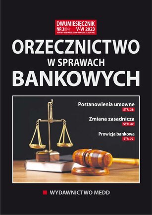 Orzecznictwo w sprawach bankowych 3/2023