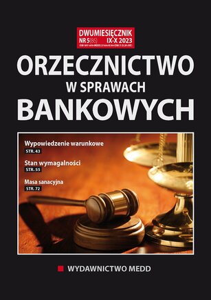 Orzecznictwo w sprawach bankowych 5/2023