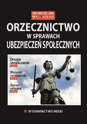 Orzecznictwo w sprawach ubezpieczeń społecznych 6/2023