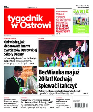 Tygodnik Ostrołęcki Tygodnik w Ostrowi 17/2023