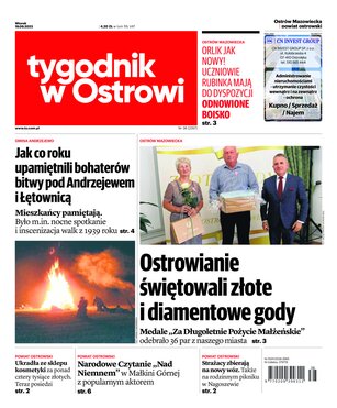 Tygodnik Ostrołęcki Tygodnik w Ostrowi 38/2023