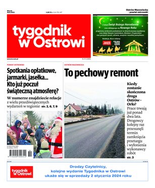 Tygodnik Ostrołęcki Tygodnik w Ostrowi 51/2023