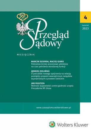 Przegląd Sądowy 4/2023