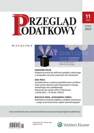 Przegląd Podatkowy 11/2023