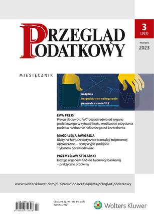 Przegląd Podatkowy 3/2023