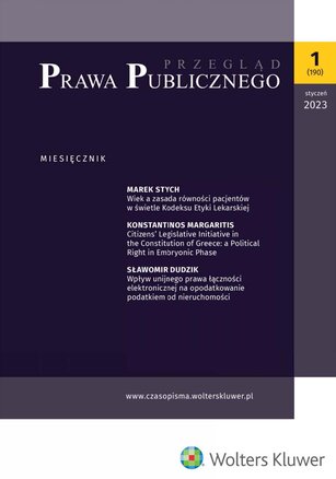 Przegląd Prawa Publicznego 1/2023