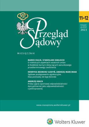 Przegląd Sądowy 11-12/2023
