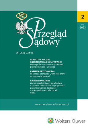 Przegląd Sądowy 2/2023