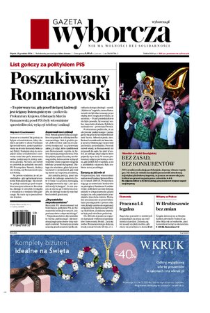 Gazeta Wyborcza Zielona Góra i Gorzów Wielkopolski 290/2024