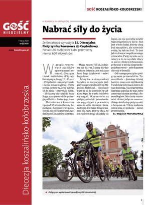 Gość Niedzielny Koszalińsko-Kołobrzeski 27/2024