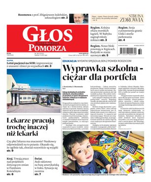 Głos Dziennik Pomorza Głos Pomorza 183/2024