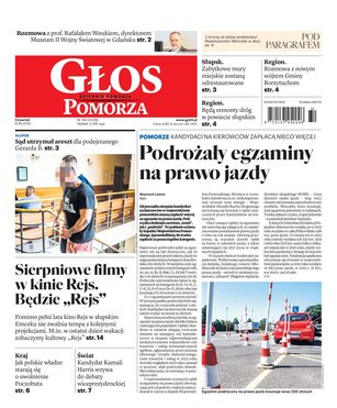 Głos Dziennik Pomorza Głos Pomorza 184/2024