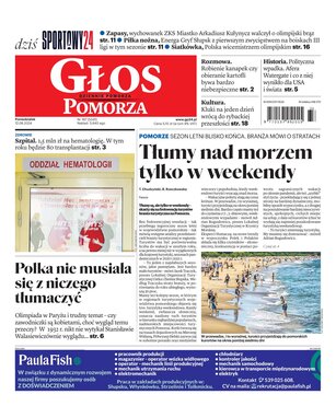 Głos Dziennik Pomorza Głos Pomorza 187/2024